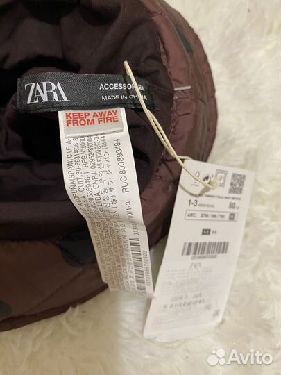 Панама теплая Zara новая