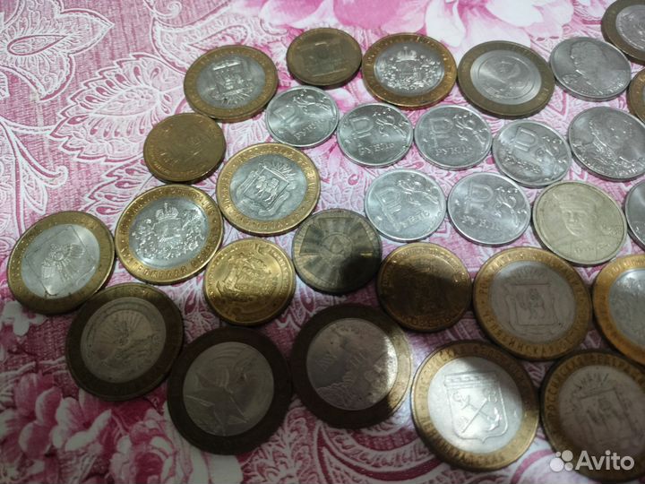 Юбилейные монеты 10 рублей коллекция