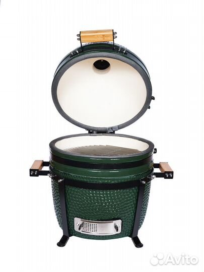 Керамический гриль Kamado HBGrill, 40 см. Green