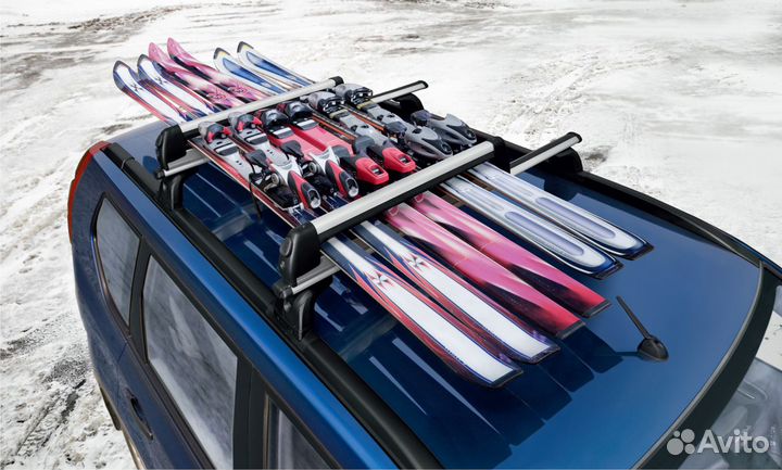 Крепление Лыж и Сноубордов на крышу авто
