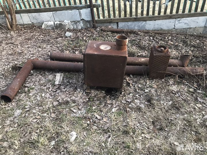 Печь с барабаном