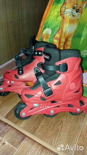 Роликовые коньки детские раздвижные