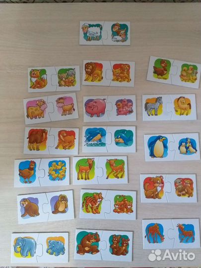 Пазлы набором