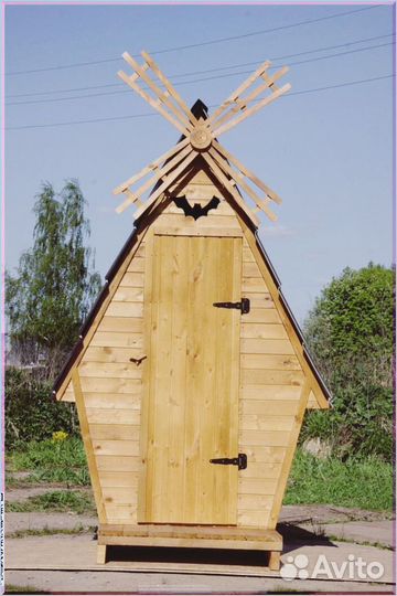 Дачный туалет деревянный чщб 998