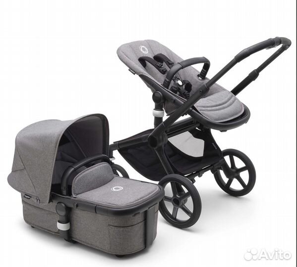 Коляска bugaboo fox 5 grey melange