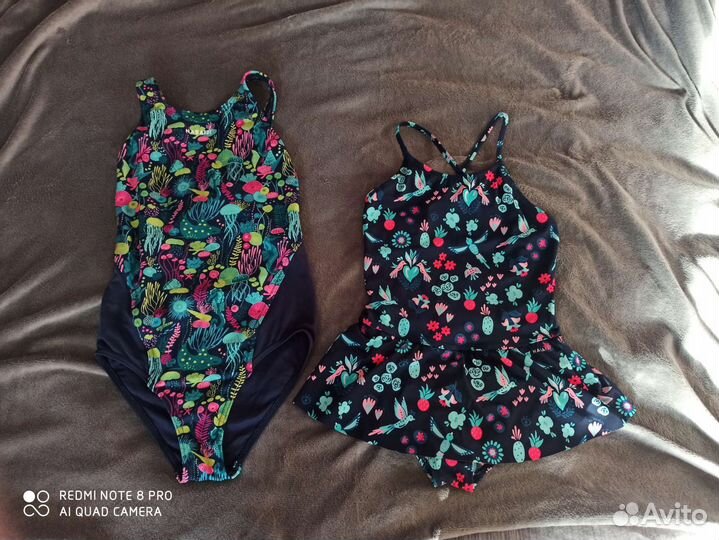 Купальник для девочки до 140 Декатлон