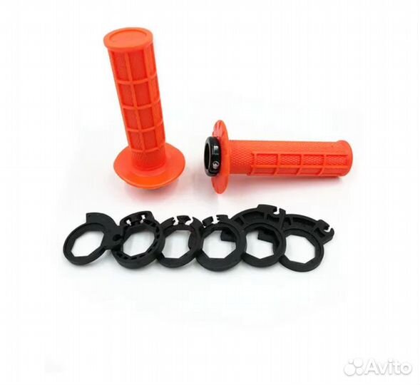Грипсы otom с зажимом (мото,эндуро) lock-on 011302