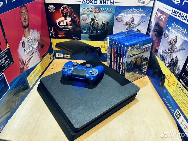 Sony PS4 1 Тб + Gta 5 Гарантия 12 месяцев