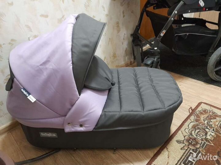 Коляска 2 в 1 babyton Rocky purple 52
