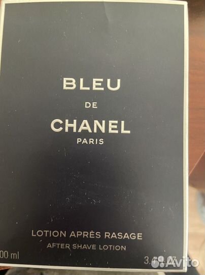 Лосьон после бритья blue chanel оригинал