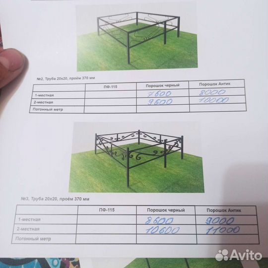 Продам оградки