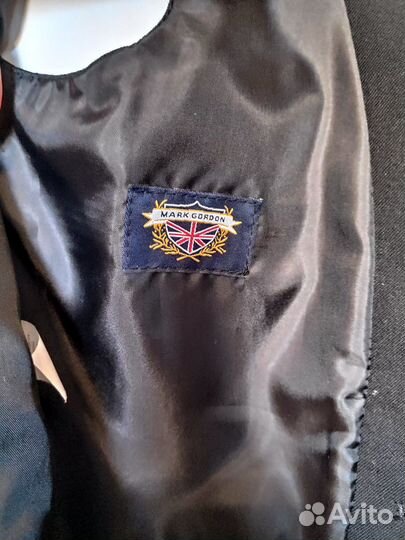 Жилет черный классический школьный, р. 122-128