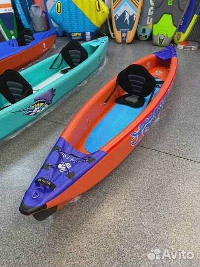 Каяк надувной Blau See Kraken-1 Премиум одноместны