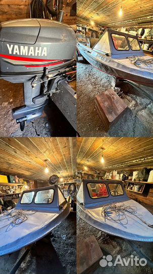 Продам лодку Крым,с мотором Ямаха,на телеге