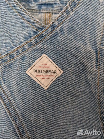 Джинсовый сарафан pull&bear