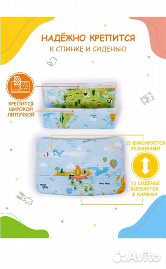 Чехлы для растущего стула новые