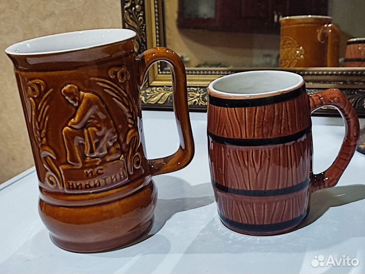 Стаканы стопки, кружки пивные, СССР