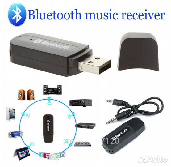 Bluetooth aux адаптер ресивер