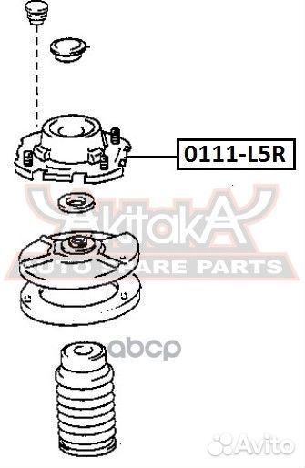 Опора амортизатора зад прав/лев 0111L5R asva