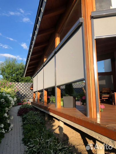 Тент Маркиза. Вертикальные Маркизы для веранды