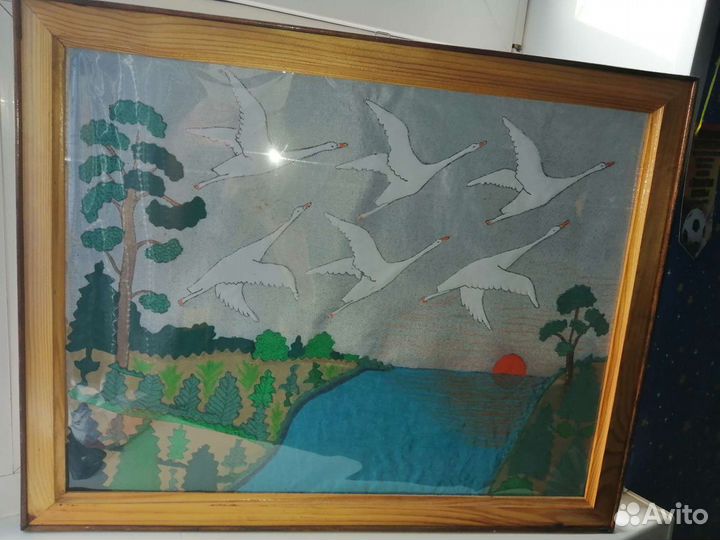 Картина из лоскутиков