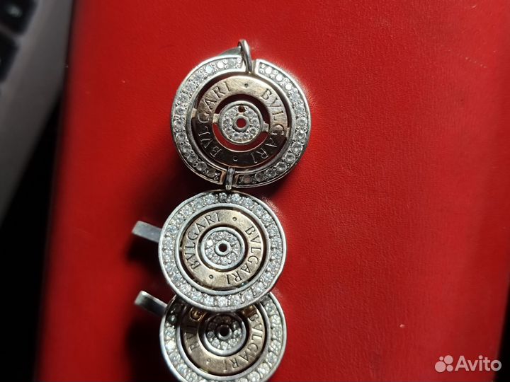 Серьги и кольцо bvlgari
