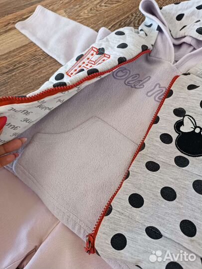 Жилетка, брюки, кофта. костюм для девочки 80 86