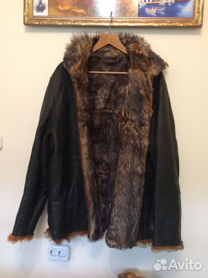 Кожаная куртка мужская