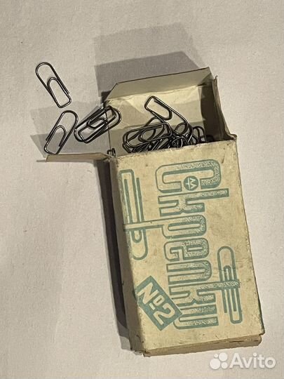 Скрепки канцелярские СССР