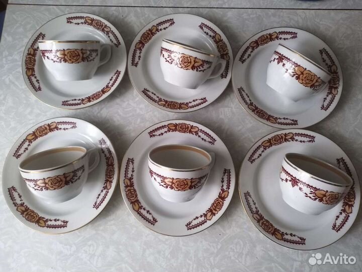 Чайный сервиз СССР (фарфор)