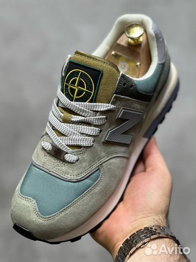 Крассовки Stone Island x New Balance 574