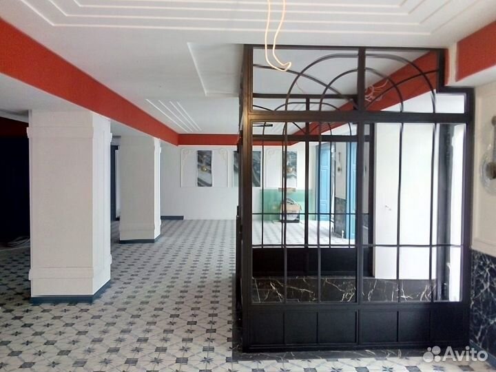 Перегородка из стекла в стиле лофт