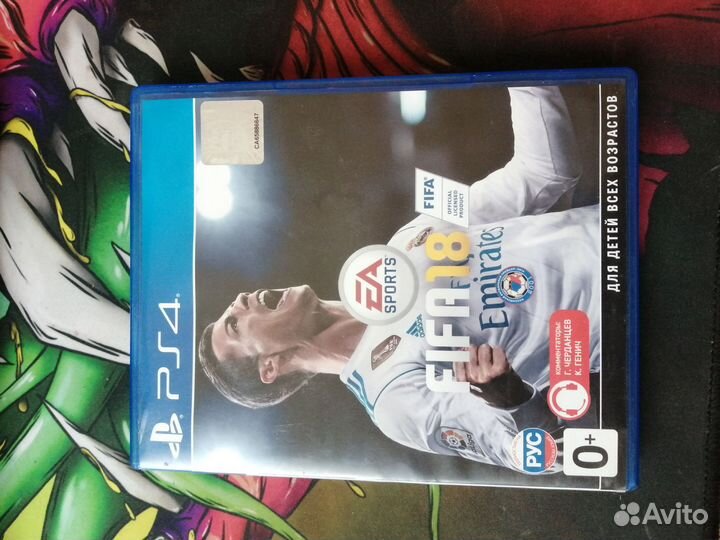 Диск FIFA 18 на ps4
