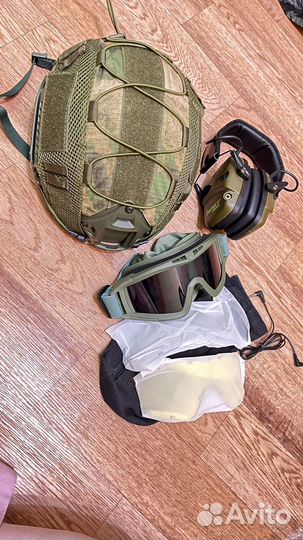 Баллистический безухий шлем из арамида