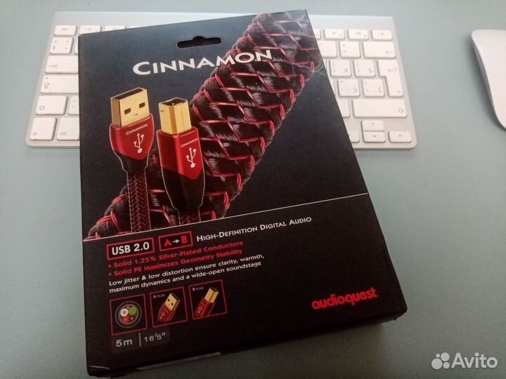 AudioQuest Cinnamon USB A-B (5 метров)