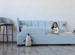 Мягкая кровать - диван Квадра