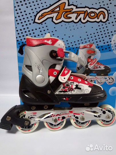 Роликовые коньки раздвижные