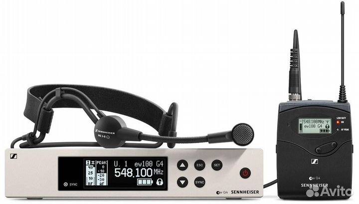 Sennheiser EW 100 G4-ME3-A головная радиосистема