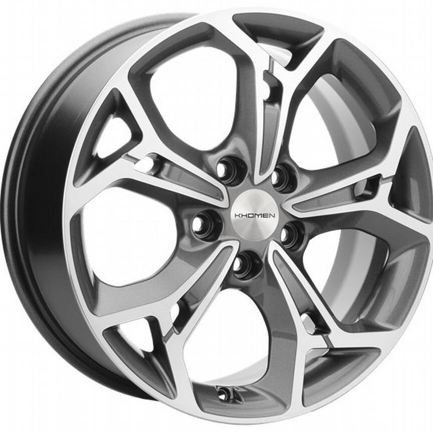Khomen 1702 : 7x17 5*114,3 Et:50 Dia:67,1 gray-FP