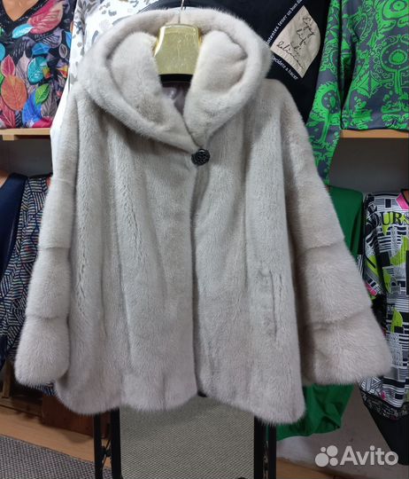Роскошная норковая шубка 50-54р