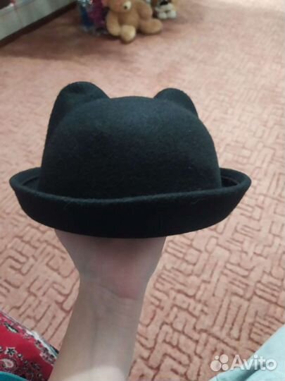 Шляпа женская черная