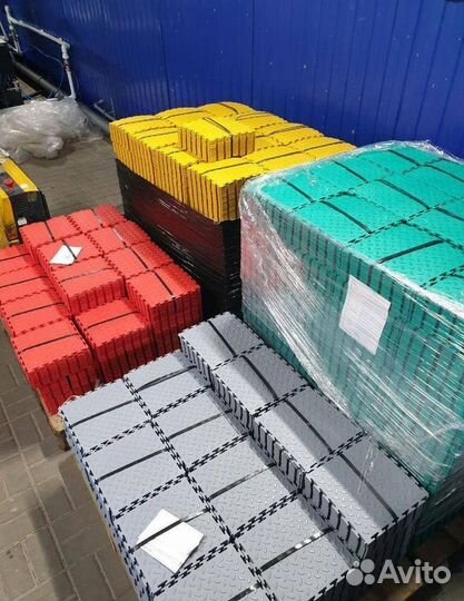 Модульная плитка пвх для гаража