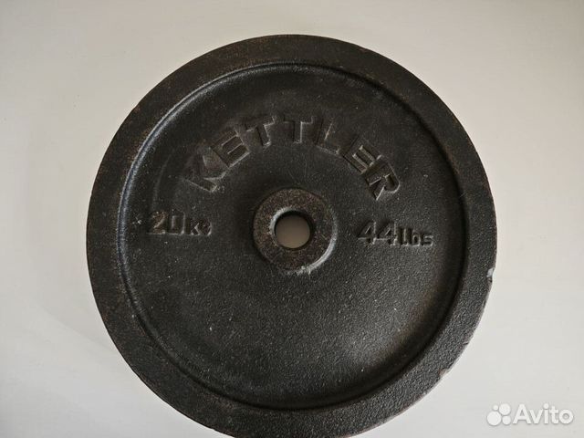 Блины для штанги Kettler 20 кг, 31 мм купить в Москве | Хобби и отдых ...
