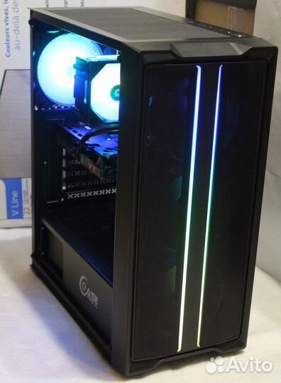 Новый игр Evo.7/Int 12100f 4.3GHz/RX6500XT/M.2 512