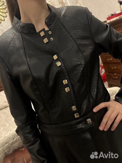 Кожаный пиджак