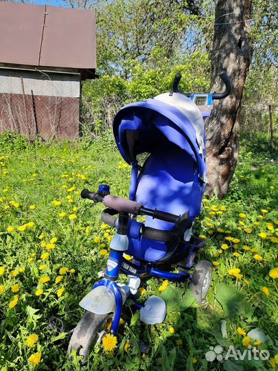 Детский велосипед с ручкой