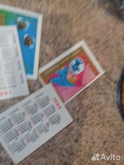 Календарики СССР