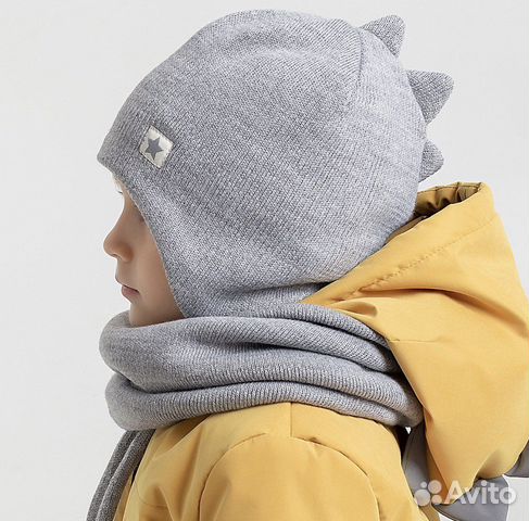 Комплект шапка и снуд кепка