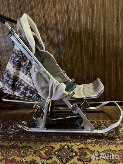 Детские санки коляска