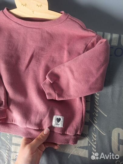 Вещи на девочку 92 98 толстовки hm